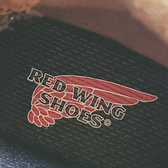 Red Wing Womens King Toe Brown Leather Safety Steel Toe Work Boots 2327 6.5 D - Picture 10 of 11